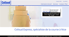 Desktop Screenshot of colisud-express.com