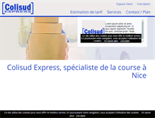 Tablet Screenshot of colisud-express.com